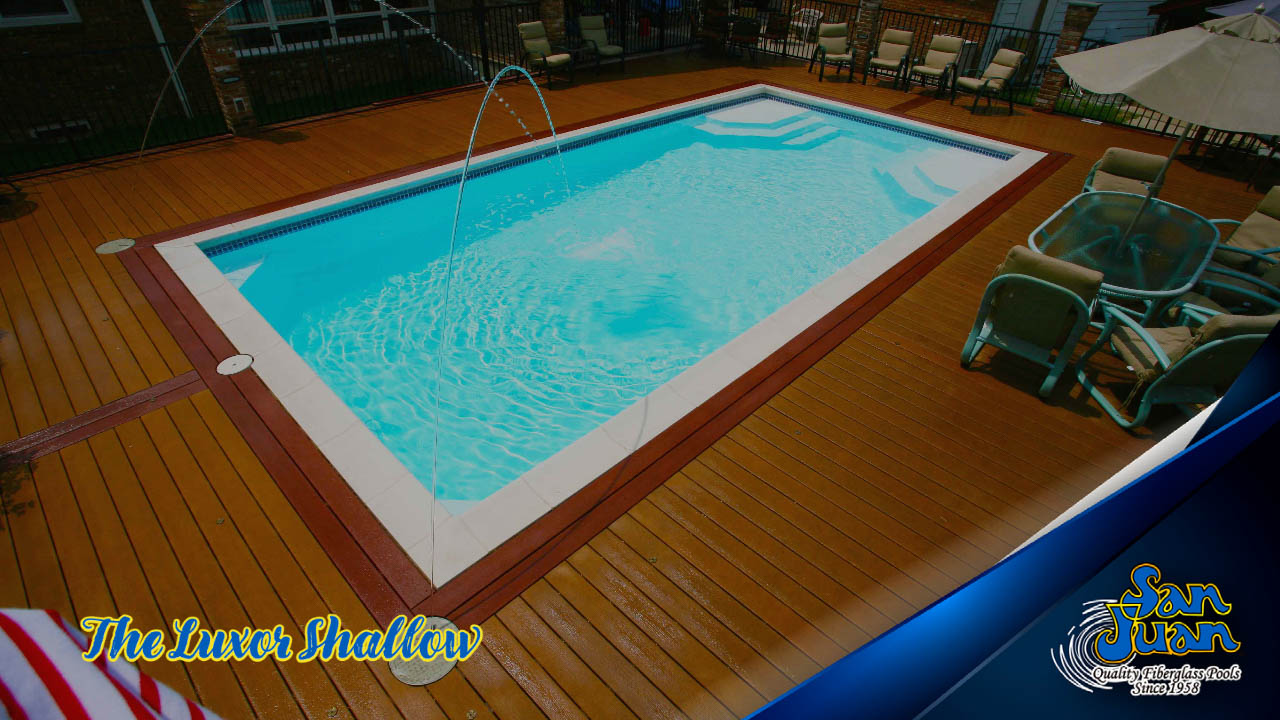 San Juan Fiberglass Pools Luxor Shallow